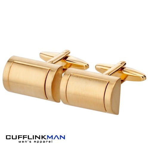 Cufflink Man Cufflinks Golden Barrels Cufflinks