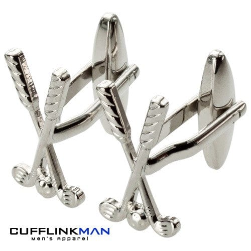 Cufflink Man Cufflinks Golf clubs and Ball Cufflinks