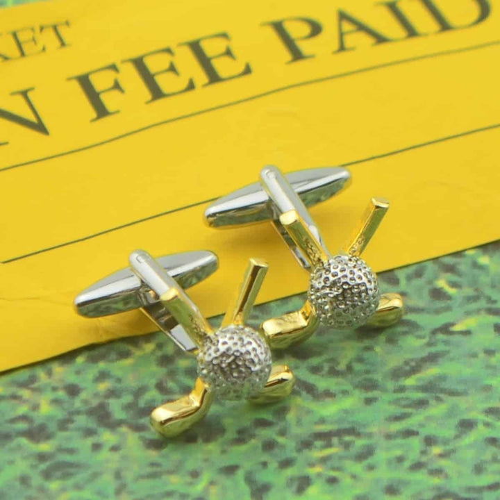 Cufflink Man Cufflinks Golf Putting Perfect Cufflinks