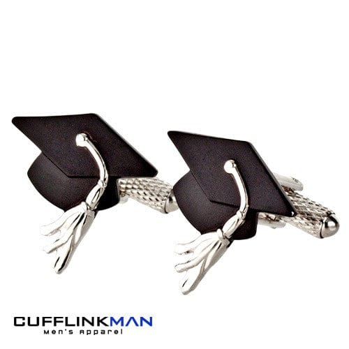 Cufflink Man Cufflinks Graduation Mortar Board Cufflinks