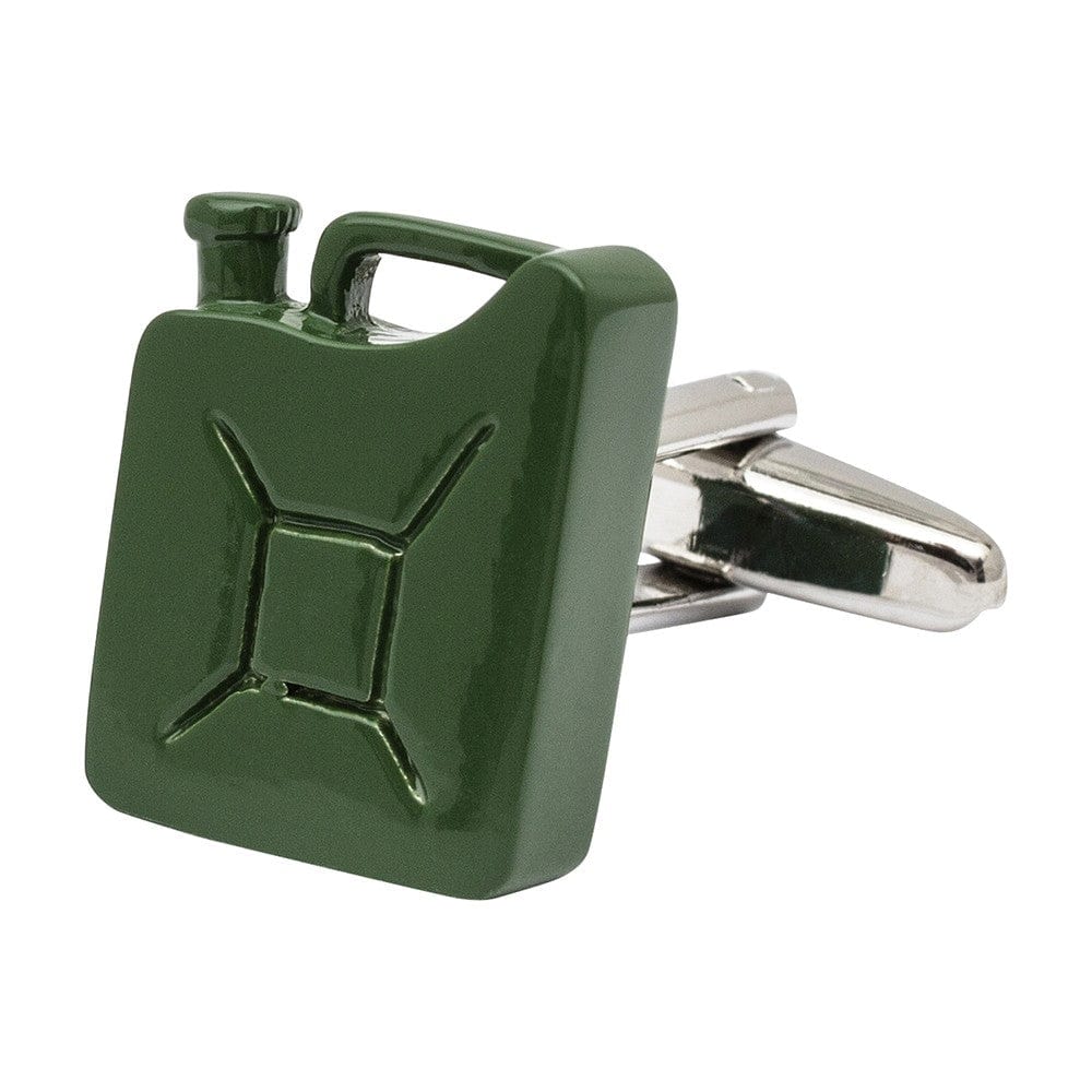 Cufflink Man Cufflinks Green Military Jerry Can Cufflinks