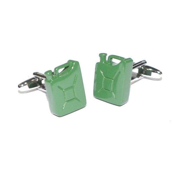 Cufflink Man Cufflinks Green Military Jerry Can Cufflinks