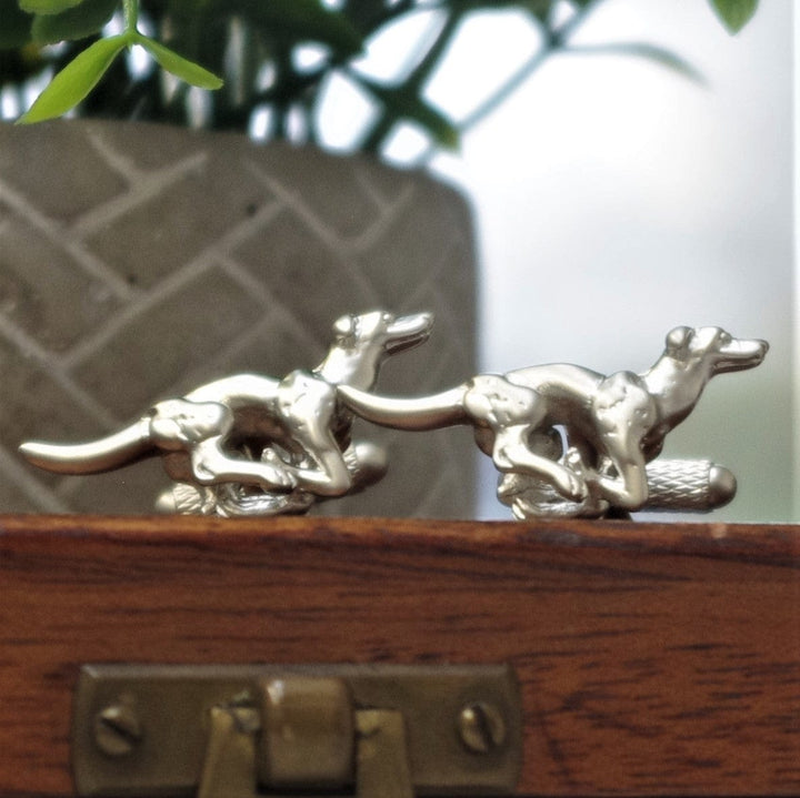 Cufflink Man Cufflinks Greyhound Cufflinks