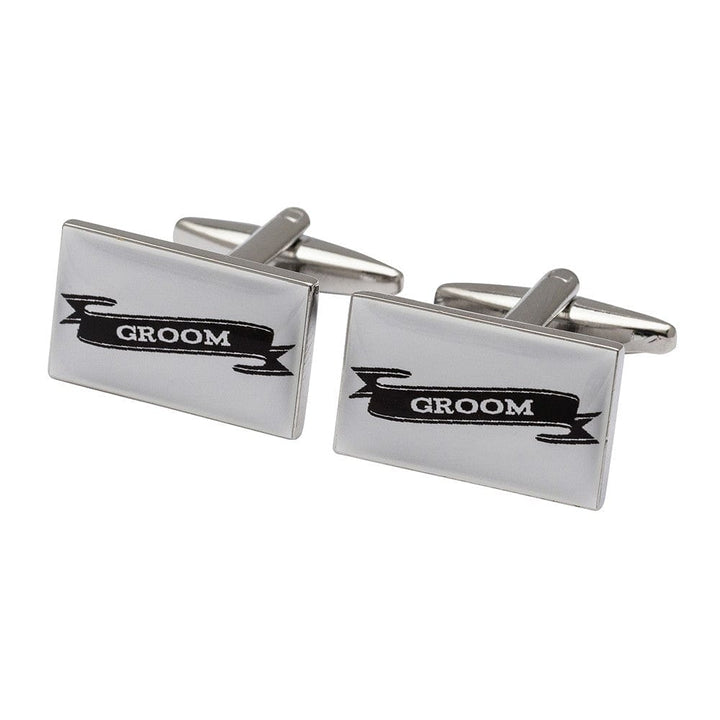 Cufflink Man Cufflinks Groom Scroll Cufflinks