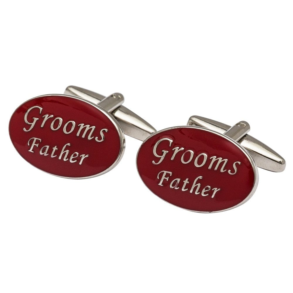 Cufflink Man Cufflinks Grooms Father Cufflinks Oval Red