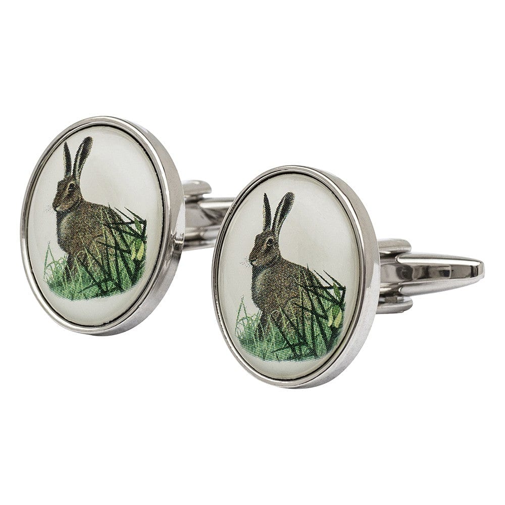 Cufflink Man Cufflinks Hare Cufflinks