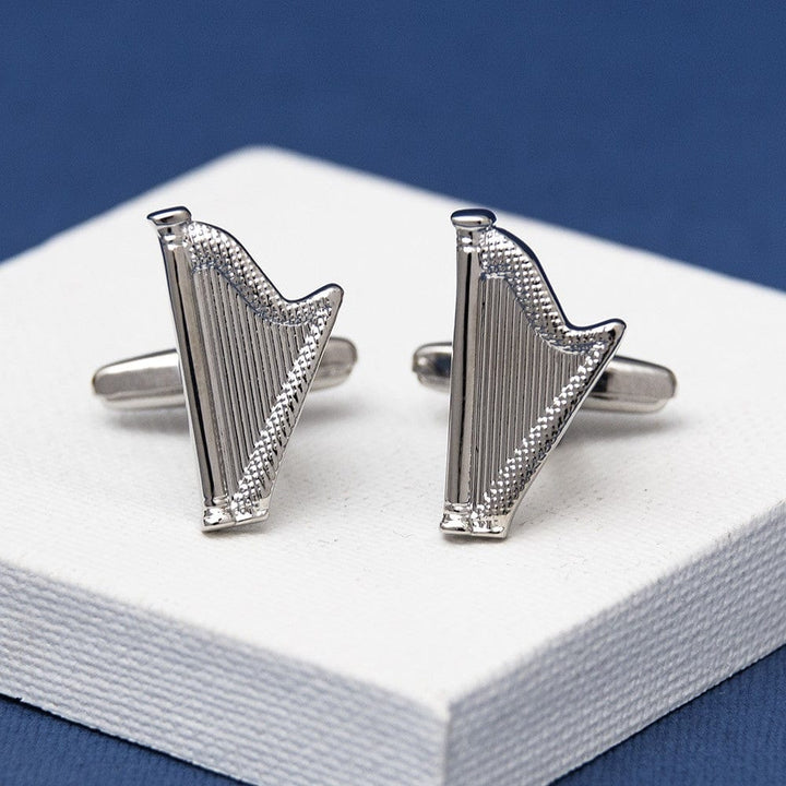 Cufflink Man Cufflinks Harp Cufflinks