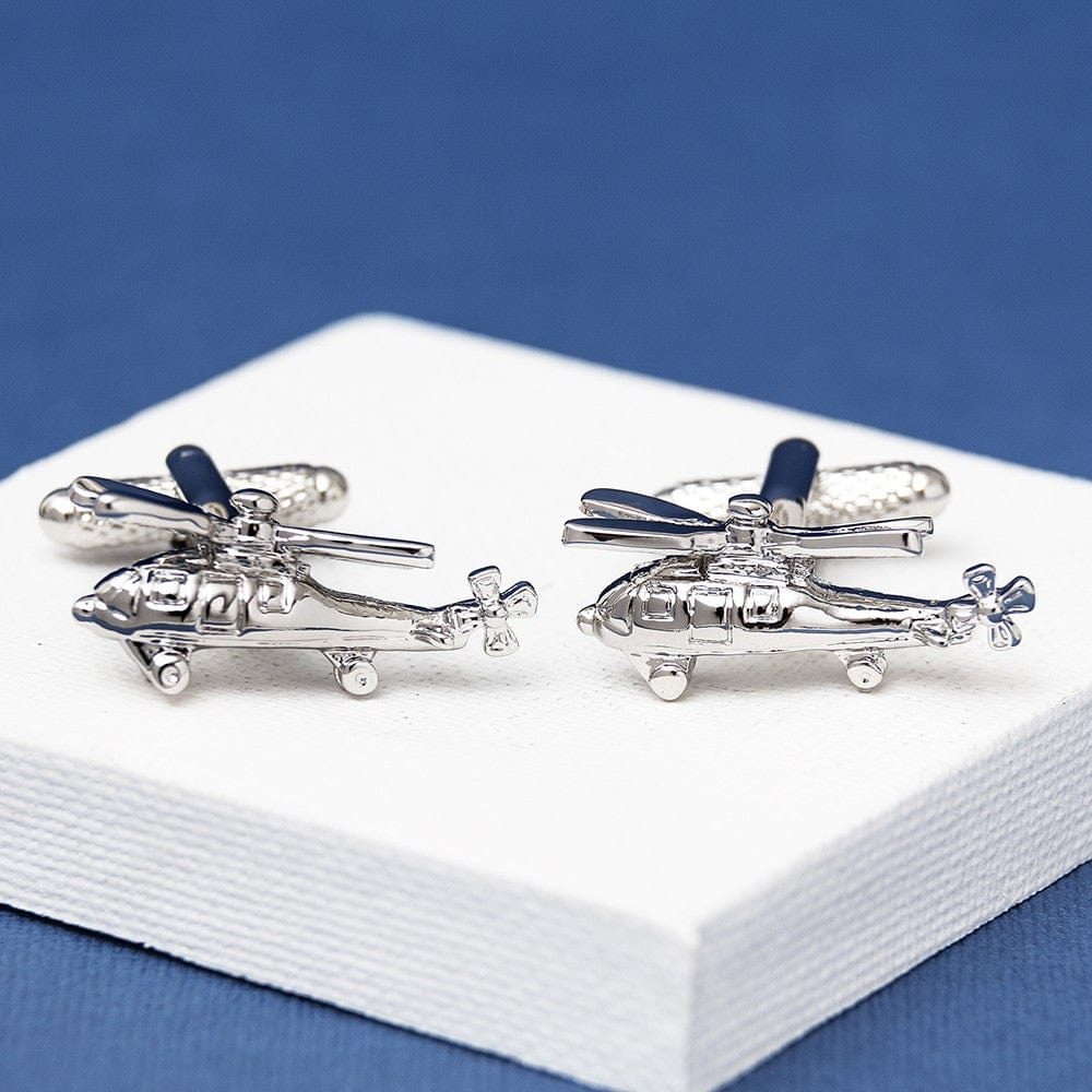 Cufflink Man Cufflinks Helicopter Cufflinks