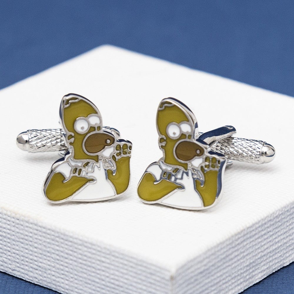 Cufflink Man Cufflinks Homer Simpson Cufflinks