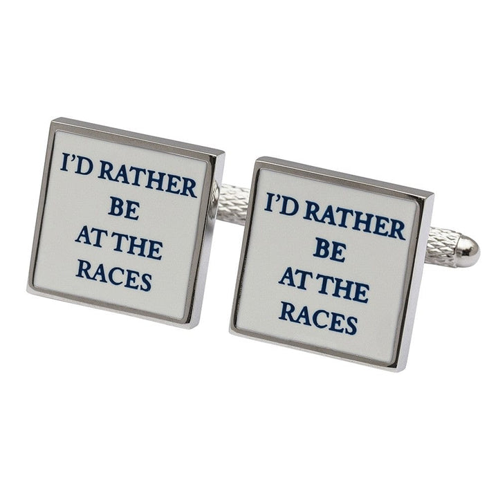 Cufflink Man Cufflinks I'd Rather Be At the Races Cufflinks