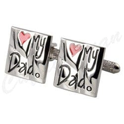 Cufflink Man Cufflinks I love my Dad Cufflinks