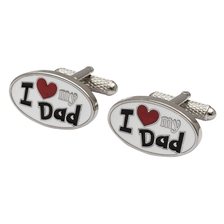 Cufflink Man Cufflinks I Love My Dad Cufflinks