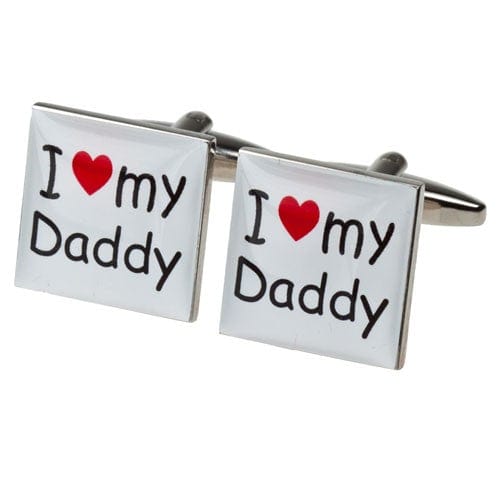 Cufflink Man Cufflinks I Love my Daddy Cufflinks