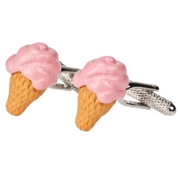 Cufflink Man Cufflinks Ice Cream Cufflinks