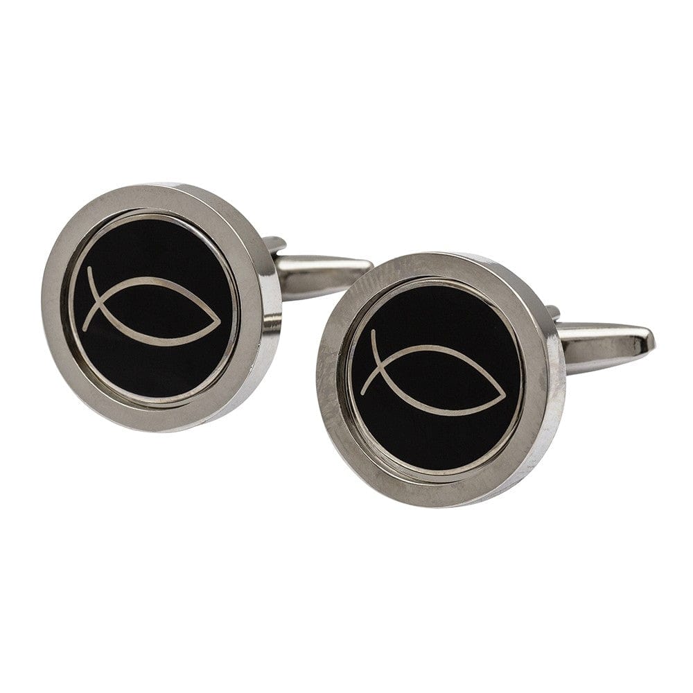 Cufflink Man Cufflinks Ichthus Cufflinks