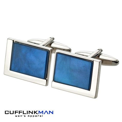 Cufflink Man Cufflinks Impressions Blue Cufflinks