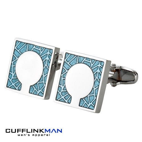 Cufflink Man Cufflinks Jambo Blue Cufflinks