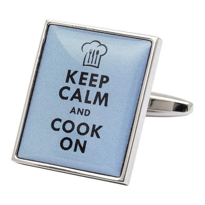 Cufflink Man Cufflinks Keep Calm and Cook On Cufflinks