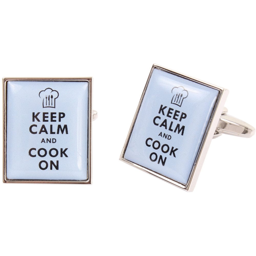 Cufflink Man Cufflinks Keep Calm and Cook On Cufflinks