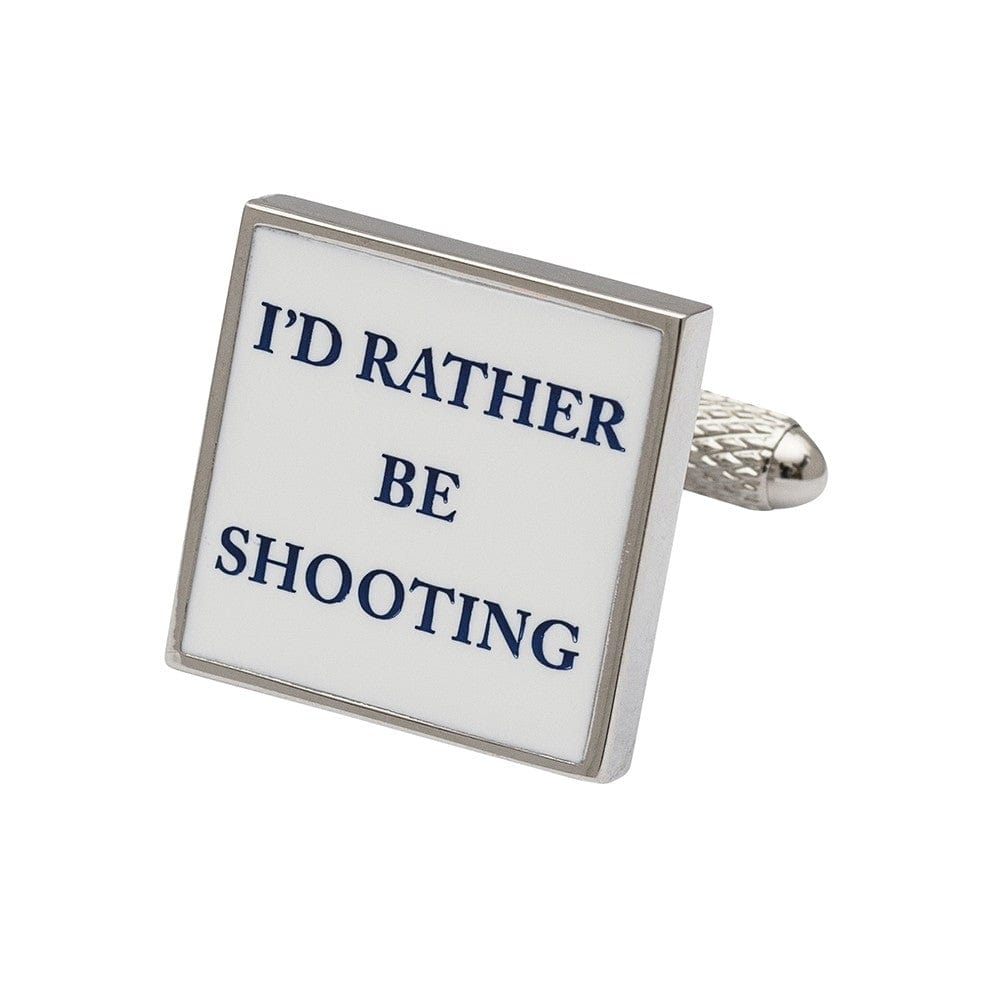 Cufflink Man Cufflinks l'd Rather Be Shooting Cufflinks