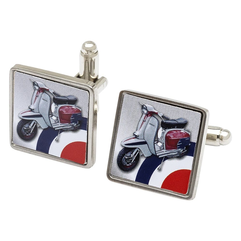 Cufflink Man Cufflinks Lambretta Scooter Print Cufflinks