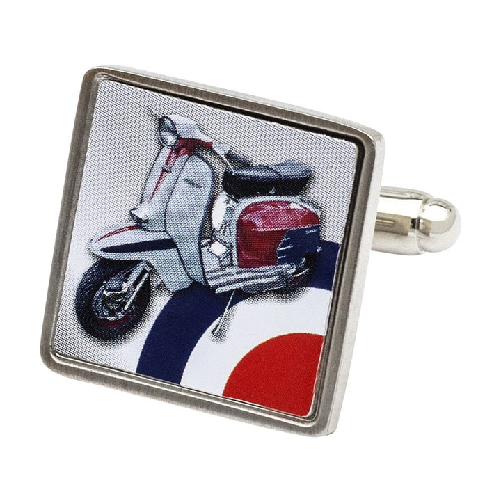 Cufflink Man Cufflinks Lambretta Scooter Print Cufflinks