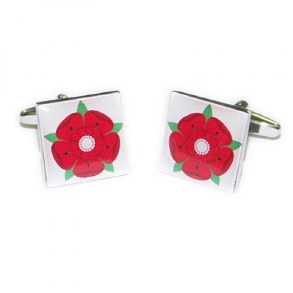 Cufflink Man Cufflinks Lancashire Rose Cufflinks