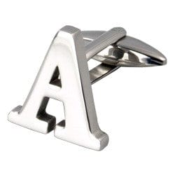 Cufflink Man Cufflinks Letter A Alphabet Cufflink