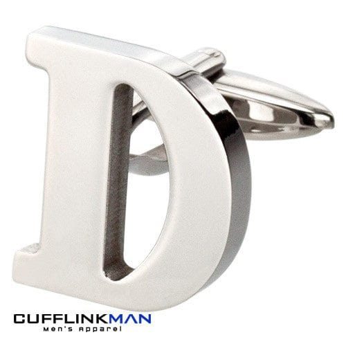 Cufflink Man Cufflinks Letter D Alphabet Cufflink