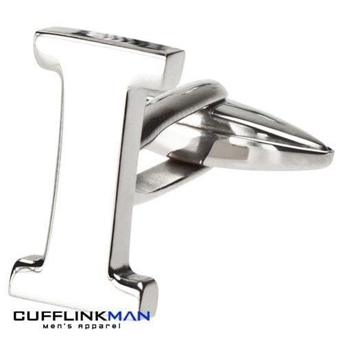 Cufflink Man Cufflinks Letter I Alphabet Cufflink