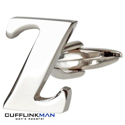 Cufflink Man Cufflinks Letter Z Alphabet Cufflink