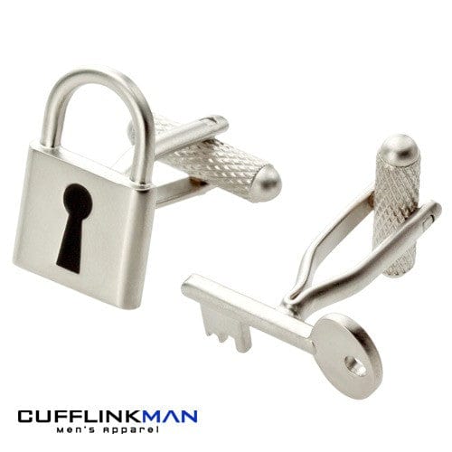 Cufflink Man Cufflinks Lock 'n' Key (non functional) Cufflinks