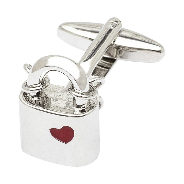 Cufflink Man Cufflinks Locked in Love Padlocks Cufflinks