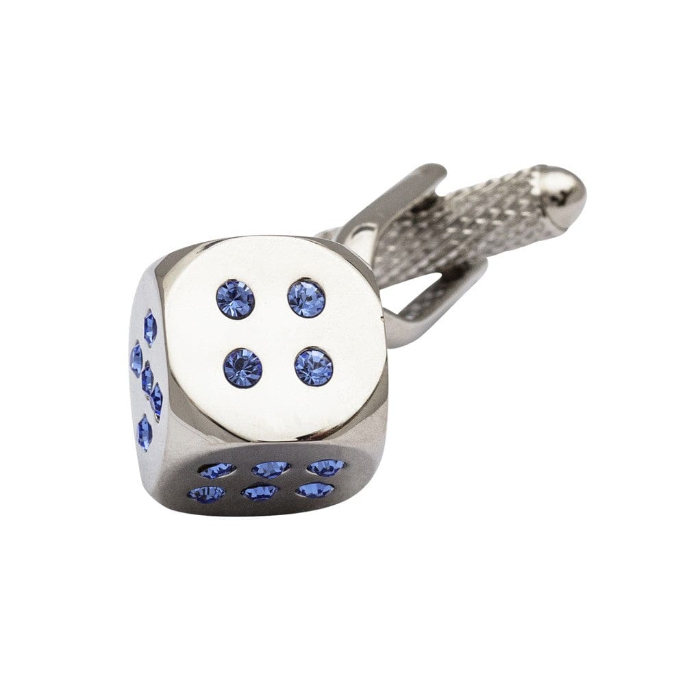 Cufflink Man Cufflinks Lucky Dice Crystal Cufflinks