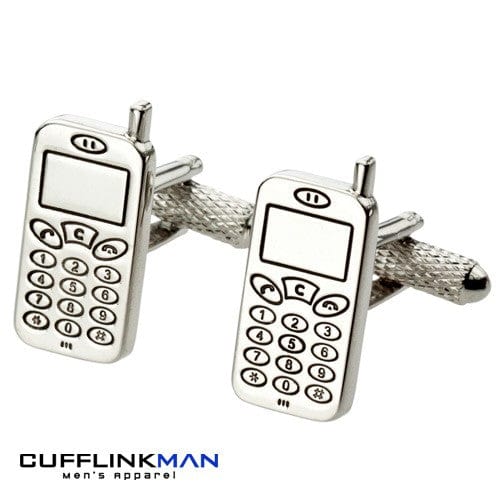 Cufflink Man Cufflinks Mobile Phone Cufflinks