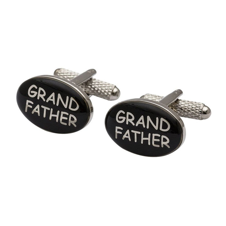 Cufflink Man Cufflinks Modern Oval - Grandfather Cufflinks