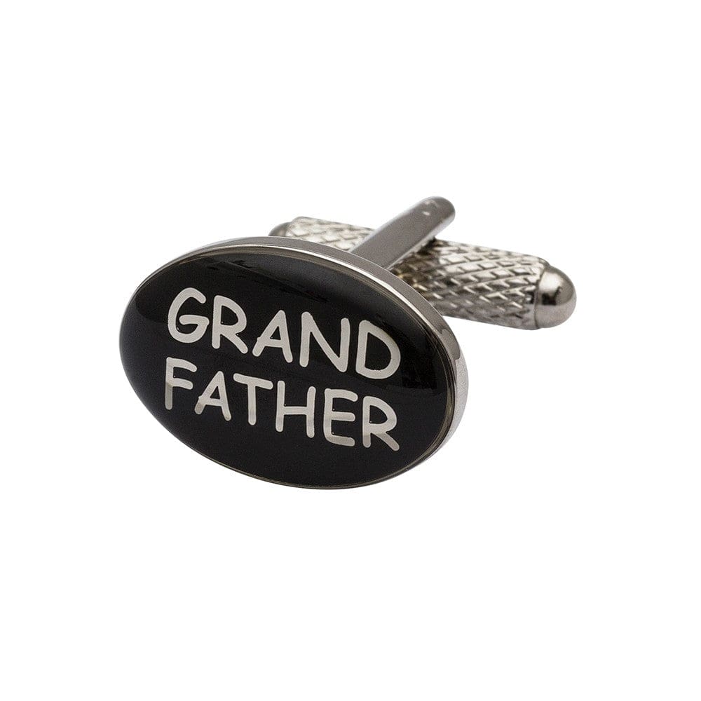 Cufflink Man Cufflinks Modern Oval - Grandfather Cufflinks