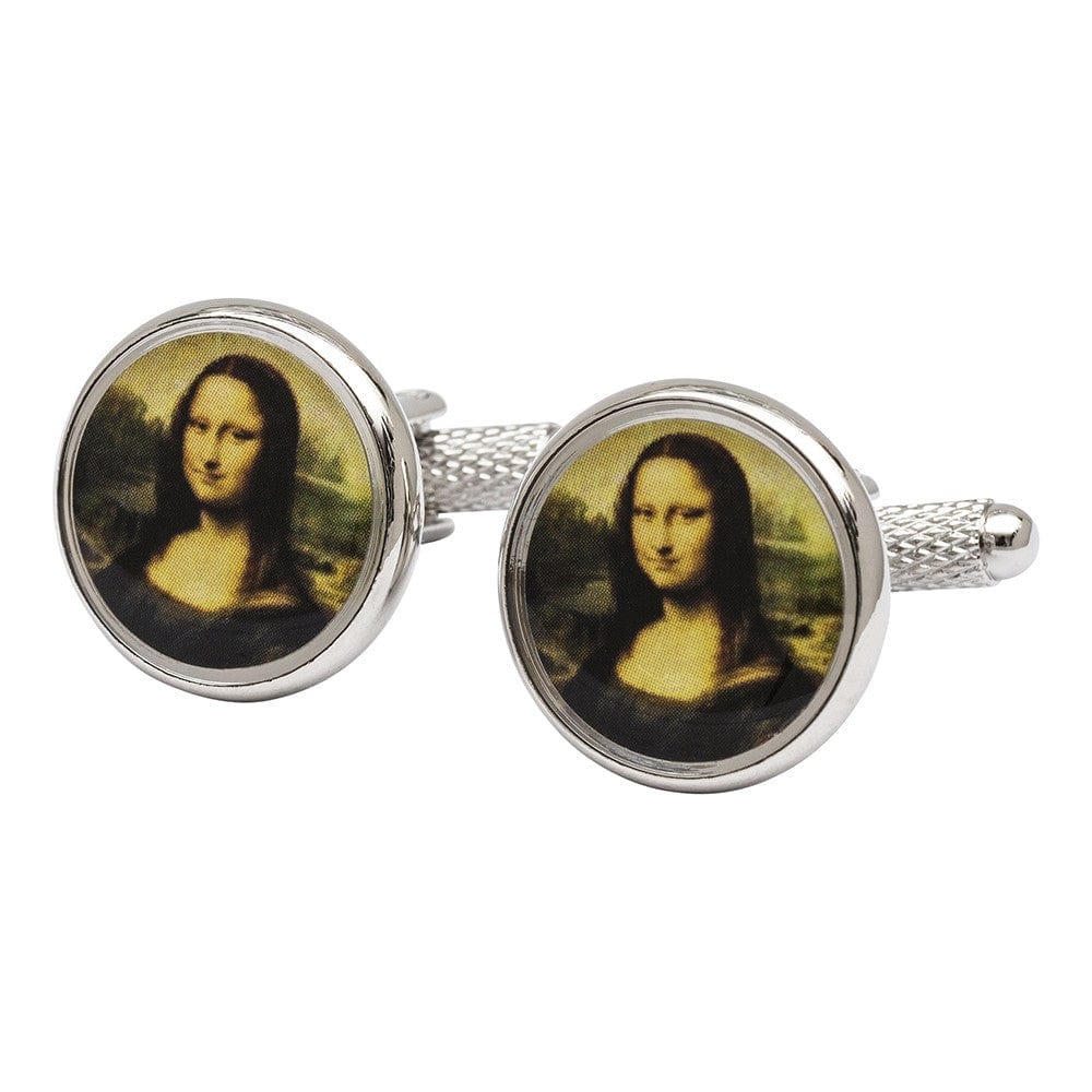 Cufflink Man Cufflinks Mona Lisa Cufflinks