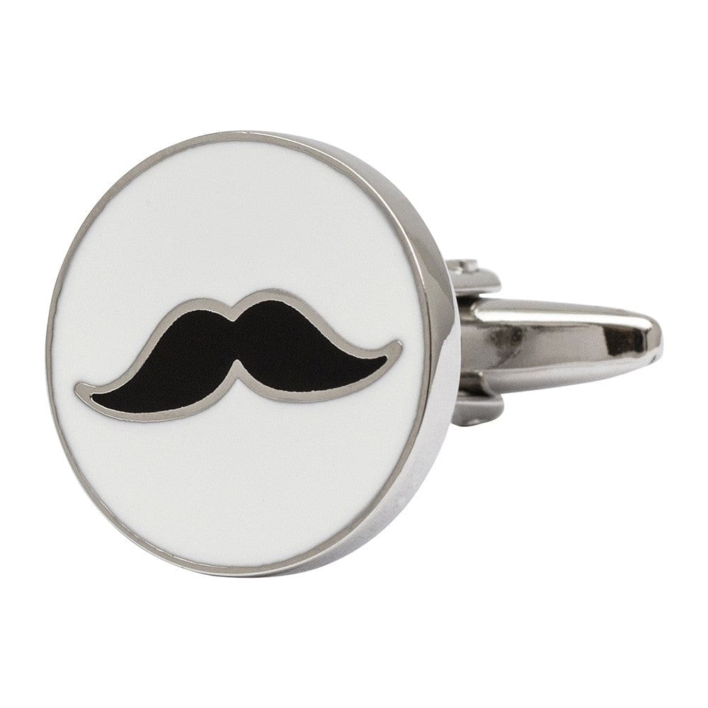 Cufflink Man Cufflinks Moustache Medallion Cufflinks