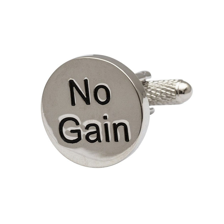 Cufflink Man Cufflinks No Pain No Gain Cufflinks