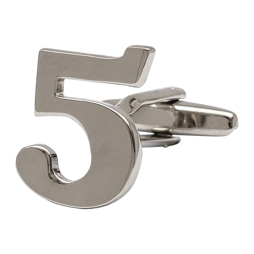 Cufflink Man Cufflinks Number 5 Cufflink - Numbers Cufflinks