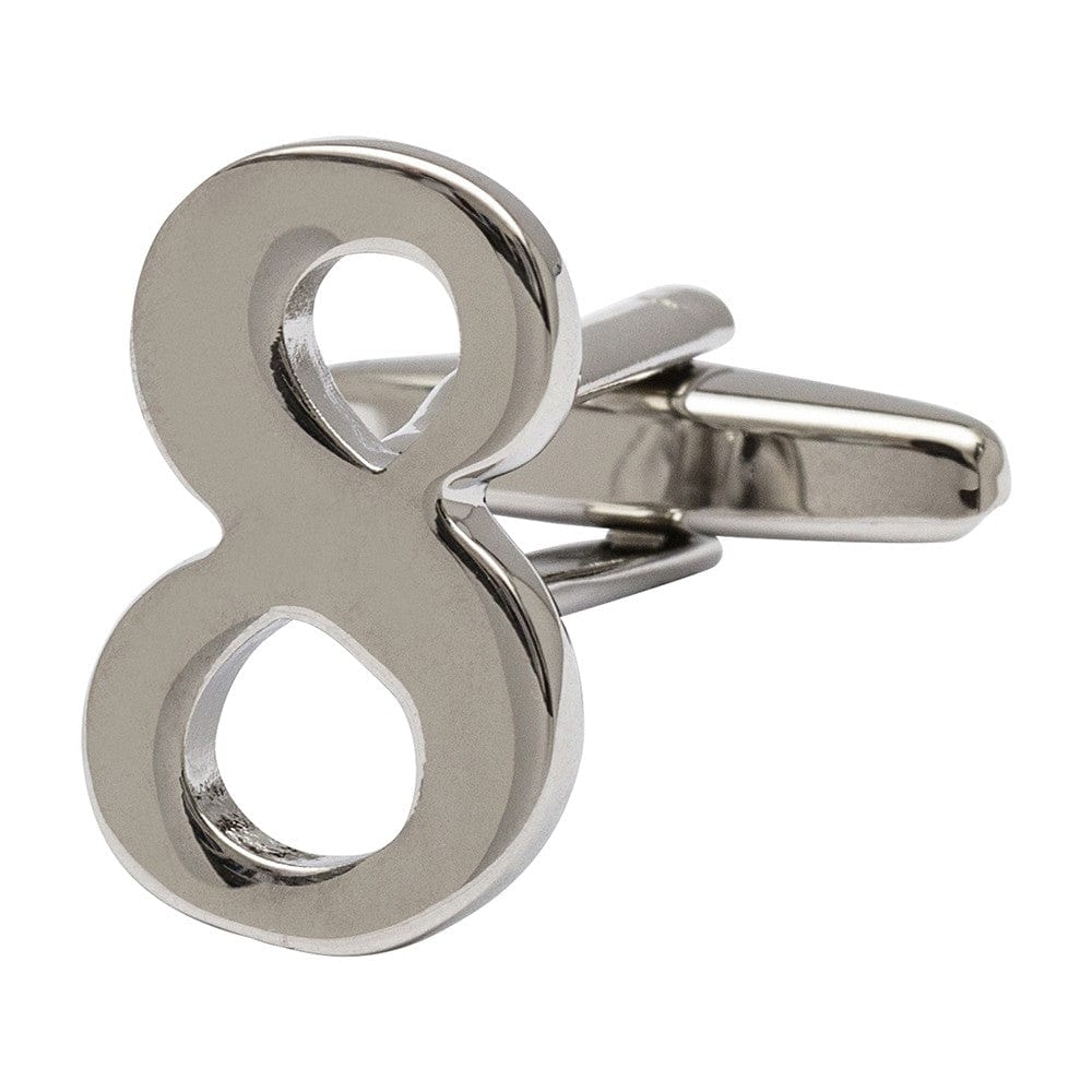 Cufflink Man Cufflinks Number 8 Cufflink - Numbers Cufflinks