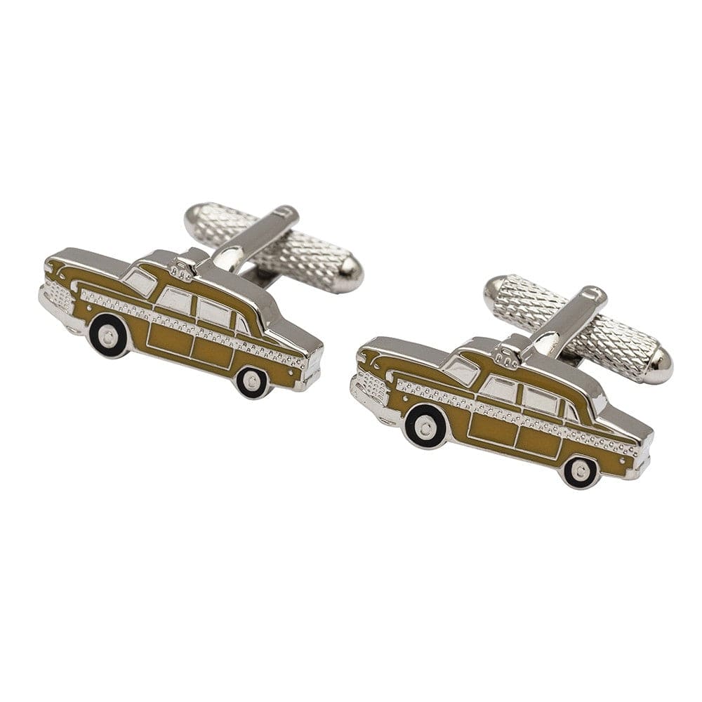 Cufflink Man Cufflinks NYC Yellow Cab Cufflinks American Taxi Cufflinks