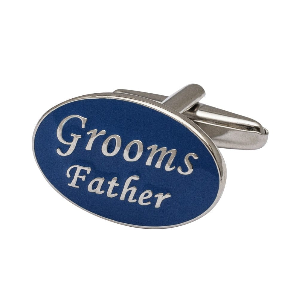 Cufflink Man Cufflinks Oval Blue Grooms Father Wedding Cufflinks