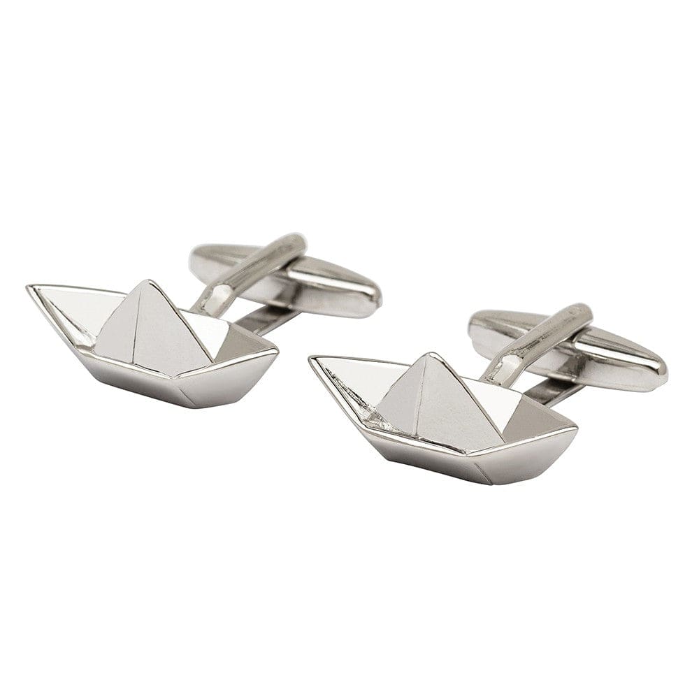 Cufflink Man Cufflinks Paper Boat Cufflinks