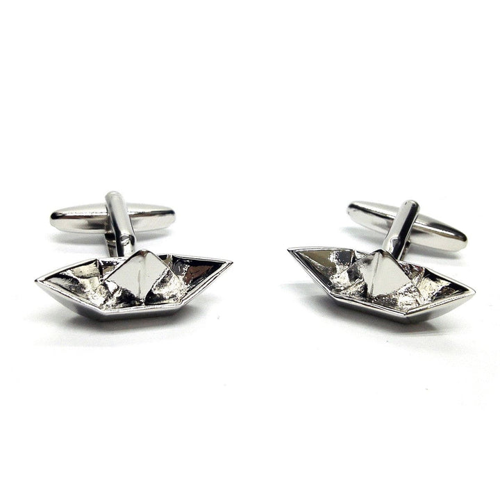 Cufflink Man Cufflinks Paper Boat Cufflinks