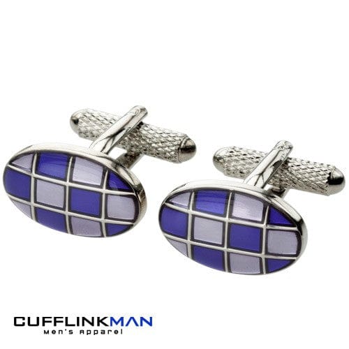 Cufflink Man Cufflinks Pave Purple Cufflinks