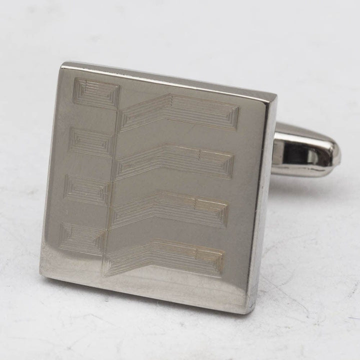 Cufflink Man Cufflinks - Personalised Any Design Engraved Cufflinks - Personalised Square Cufflinks