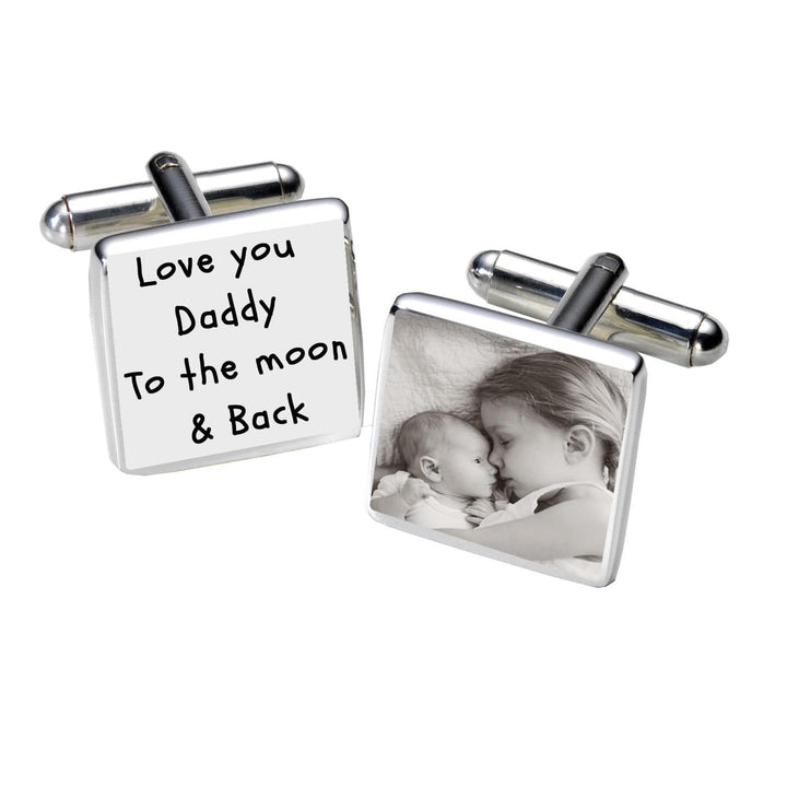 Cufflink Man Cufflinks - Personalised Any Message & Photo Cufflinks - Personalised Cufflinks