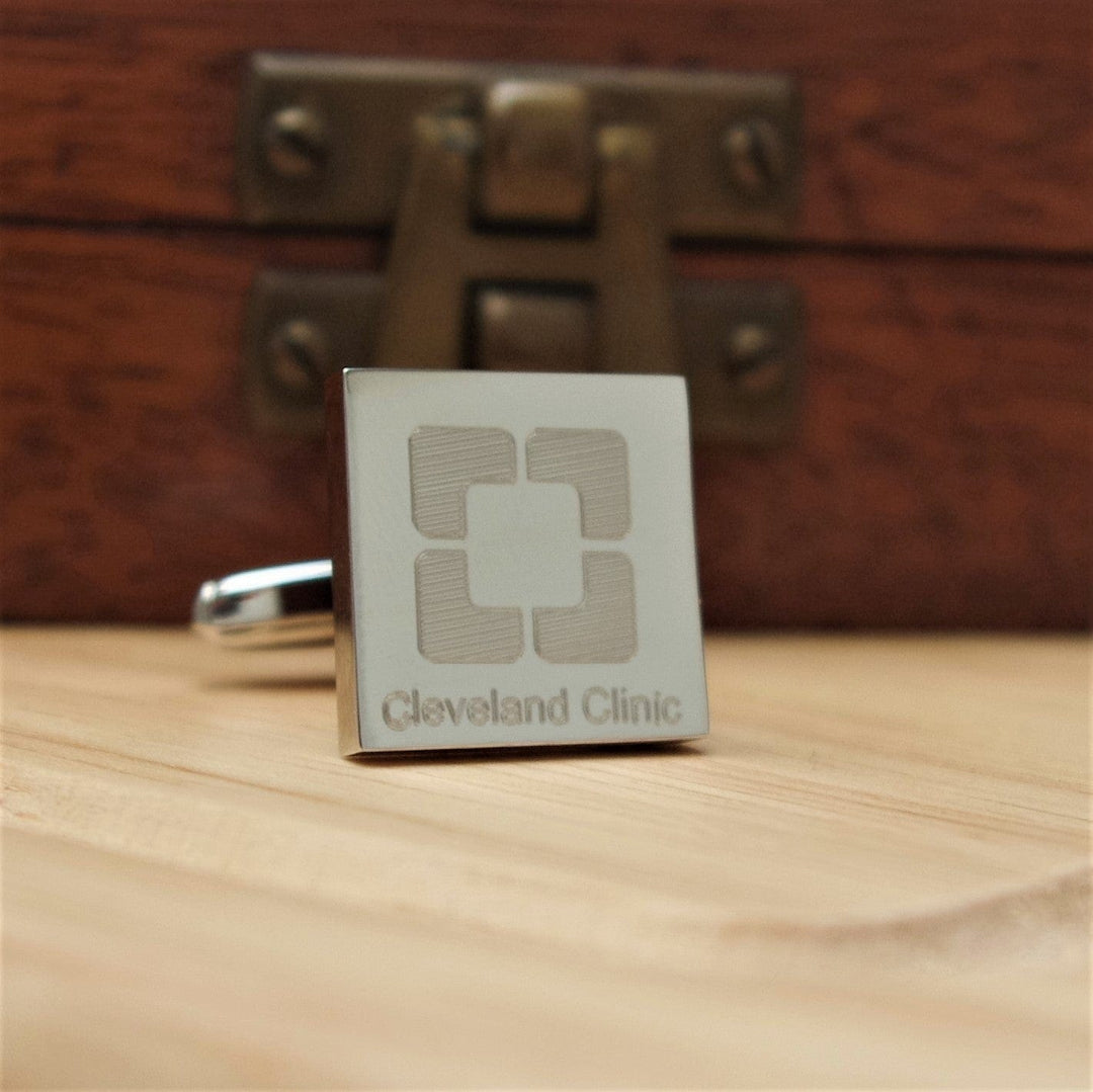 Cufflink Man Cufflinks - Personalised Bespoke Engraved Cufflinks - Any Design Engraved onto Cufflinks